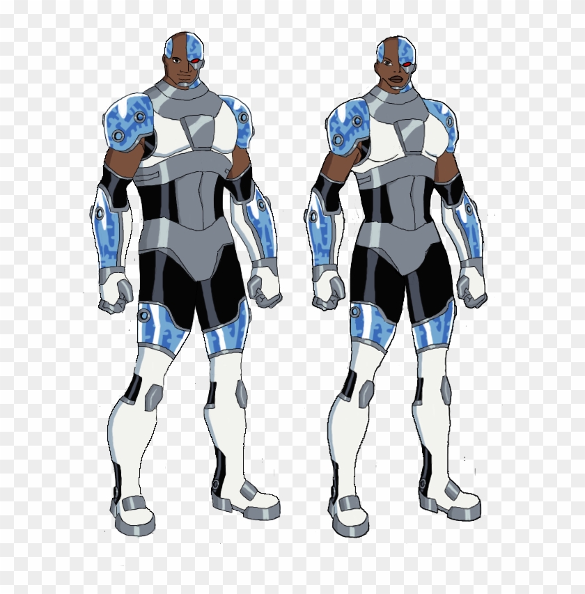 Random Cyborg Male And Female By Jsenior - Dc Comics Cyborg Female #874905