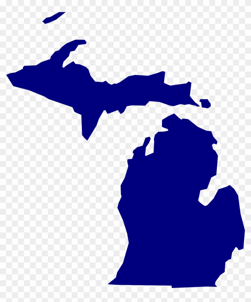 File - Mi-icon - Svg - Michigan Map #874914