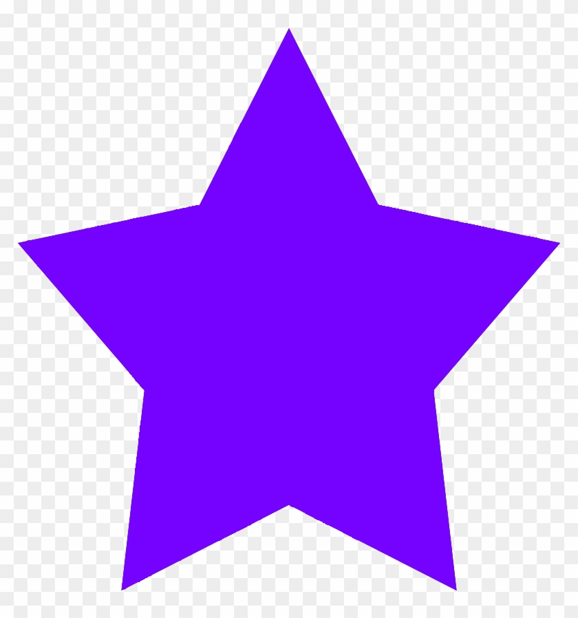 Blue Star - 3d Purple Star #874970