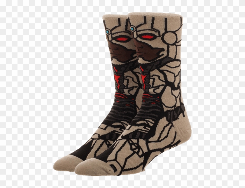 Cyborg Character Crew Socks - Cyborg #875058