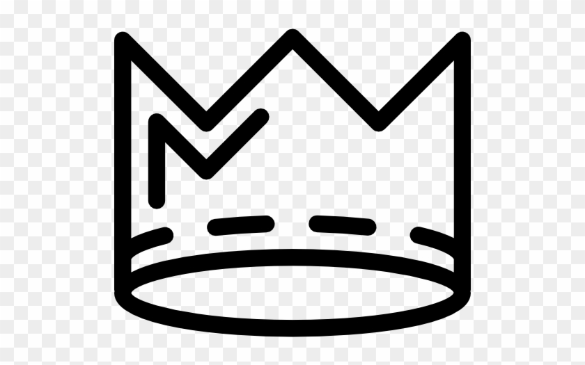 Royal Crown Outline With Line Details Free Icon - Crown #875103