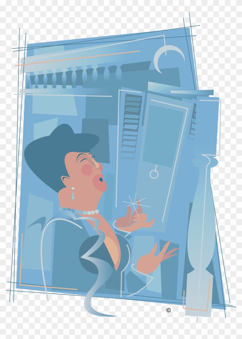 Blue Nola Musician Clip Art - Illustration #875121