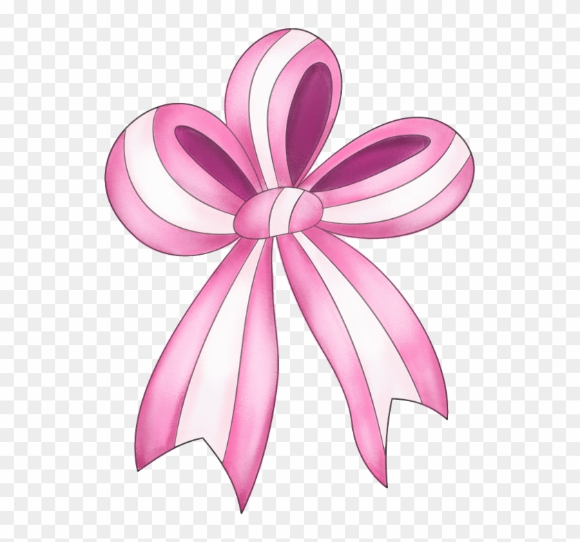Pink Bow Transparent Clipart - Pink Bow Clip Art #875224