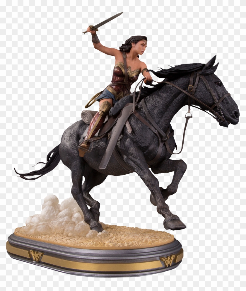 Wonder Woman On Horse 18” Statue - Wonder Woman Trevor Statue #875278