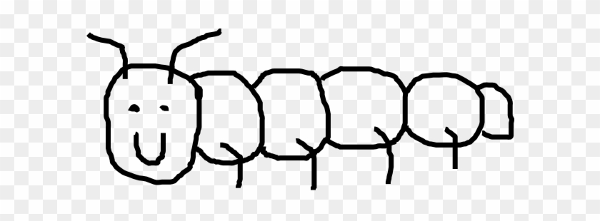 Caterpillar Clipart Black And White - Clip Art #875412