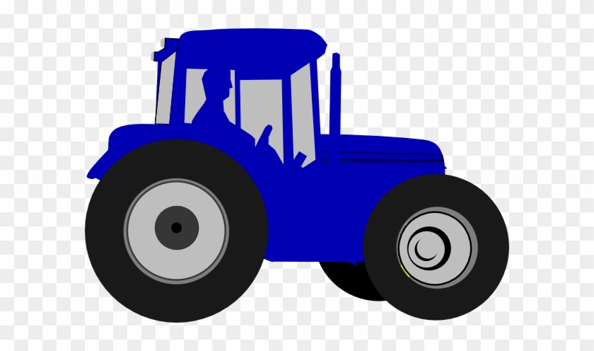 Tractor Clip Art At Clker - El Tractor De Una Granja #875414