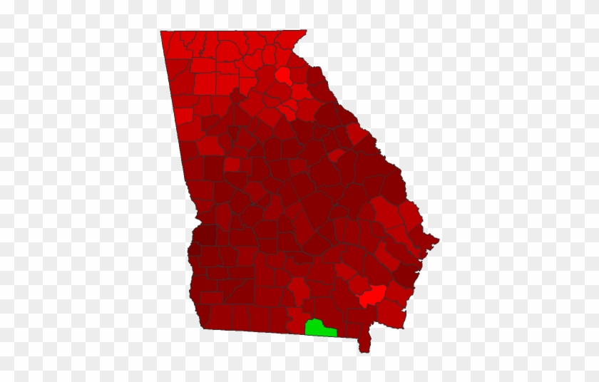 Us Map Counties 2016 Election - Georgia 2016 Presidential Election #875510