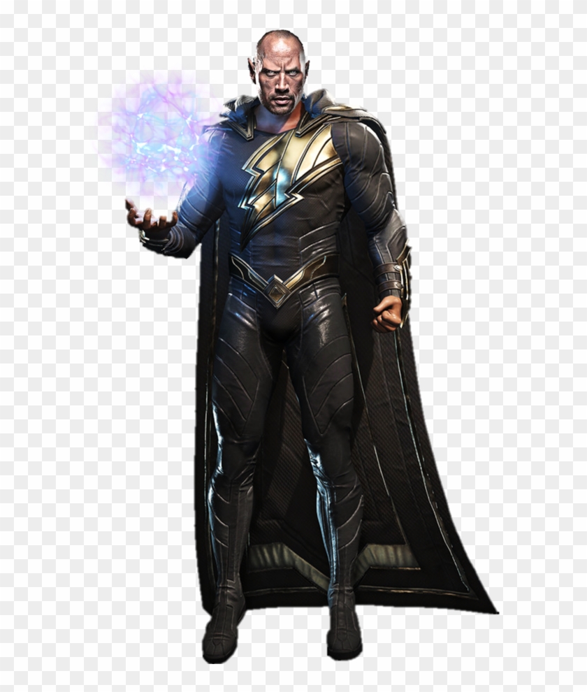 Black Adam Dwayne Johnson Transparent Background By - Black Adam Injustice 2 #875532