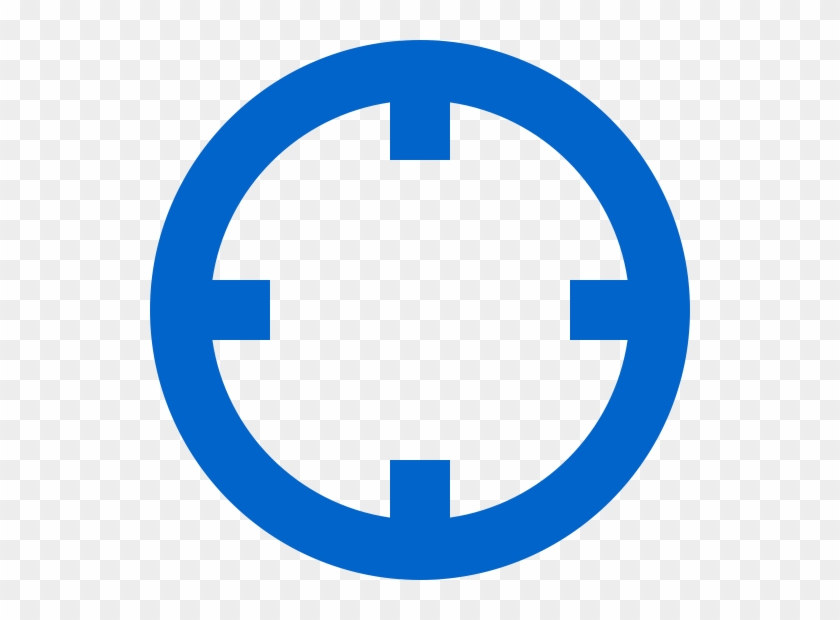 Com Target Crosshairs Icon - Real Estate Icon Blue #875587