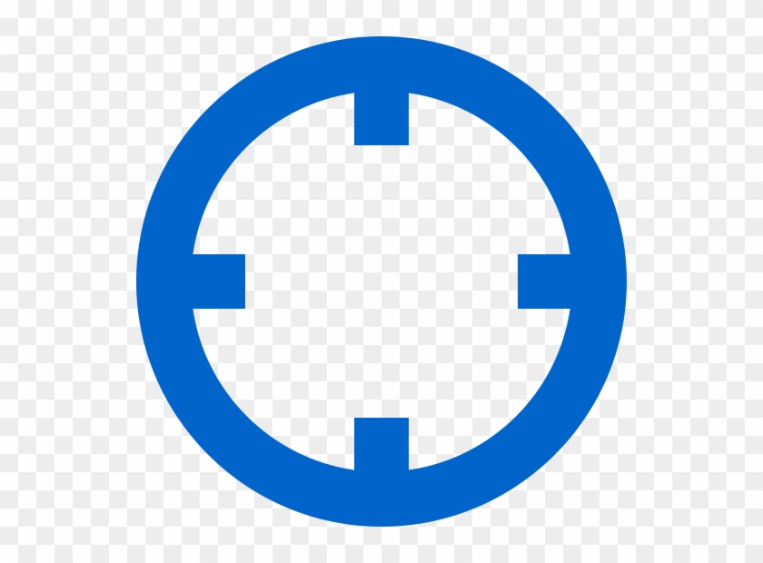 Com Target Crosshairs Icon - Real Estate Icon Blue #875587