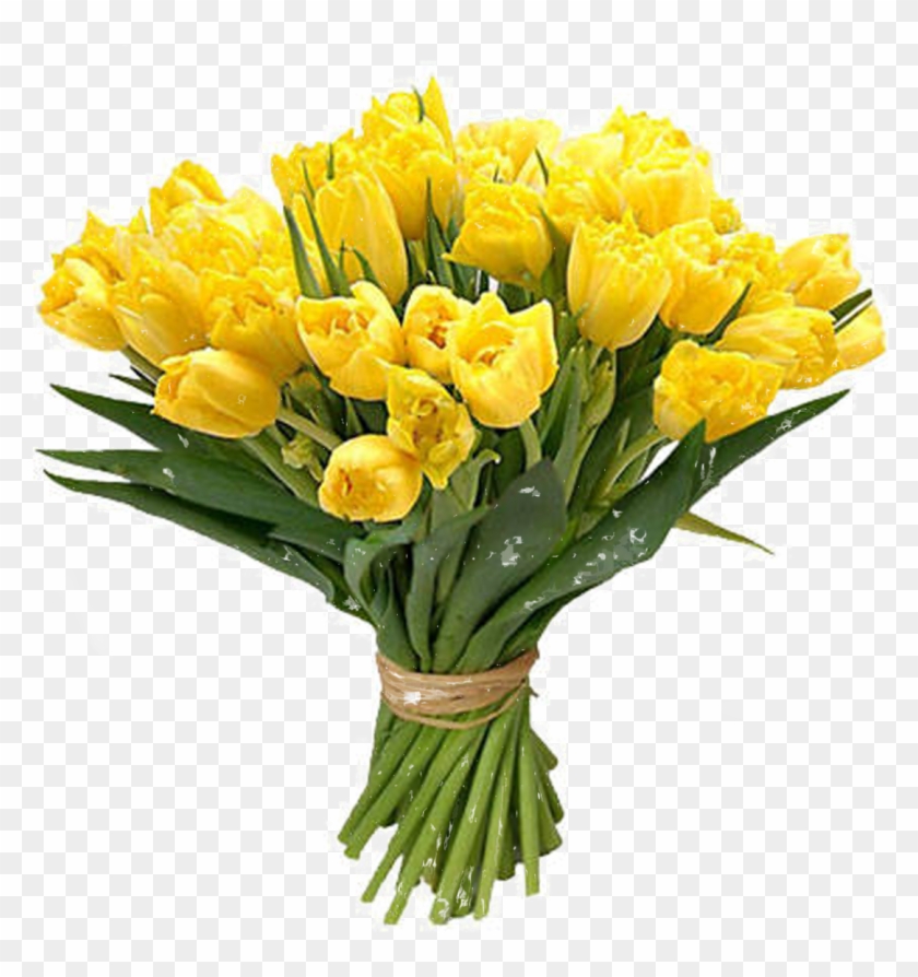 Free Download Of Bouquet Of Flowers Icon - Yellow Flower Bunch Png #875608
