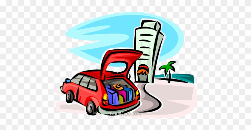 Car Full Of Luggage - Hotel And Car Clipart #875612