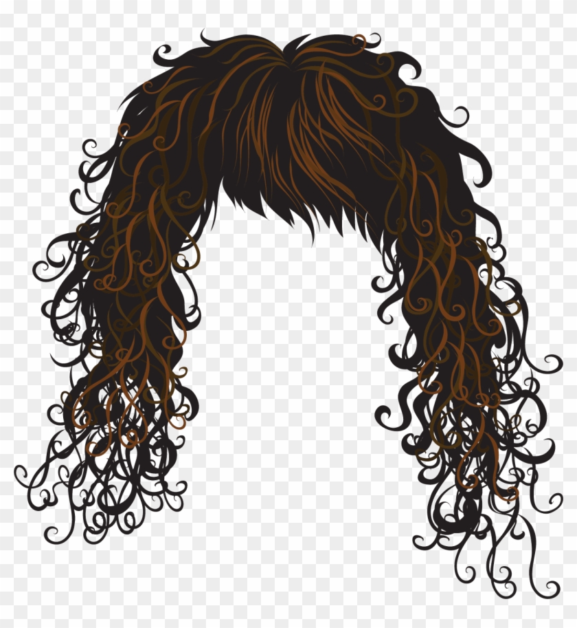 Clipart Hair - Vector Hair #875637