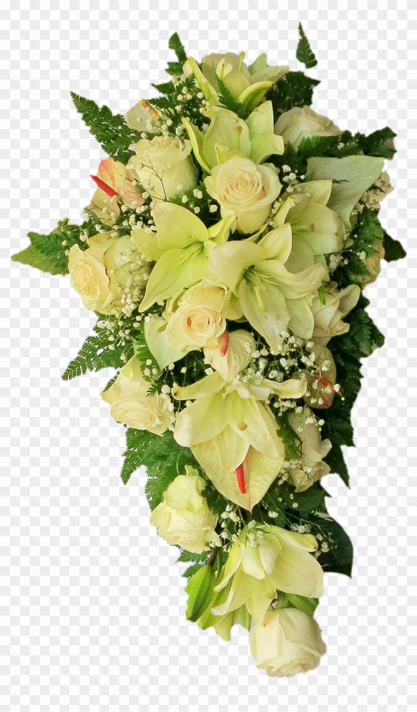 Hanging Bouquet - Hanging White Flowers Png #875723