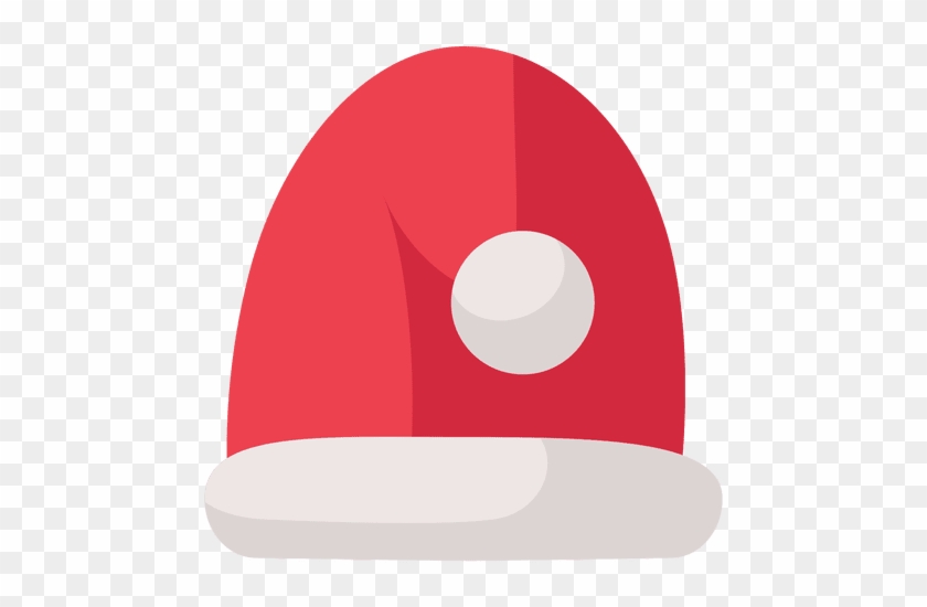 Red Santa Claus Hat Flat Icon 13 Transparent Png - Cia Market #875735