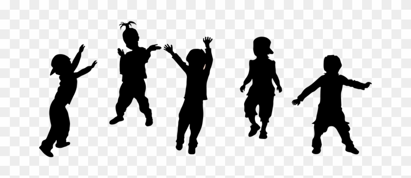 Kids, Silhouette, Party, Children, Dance - Sunday School Children Background #875762