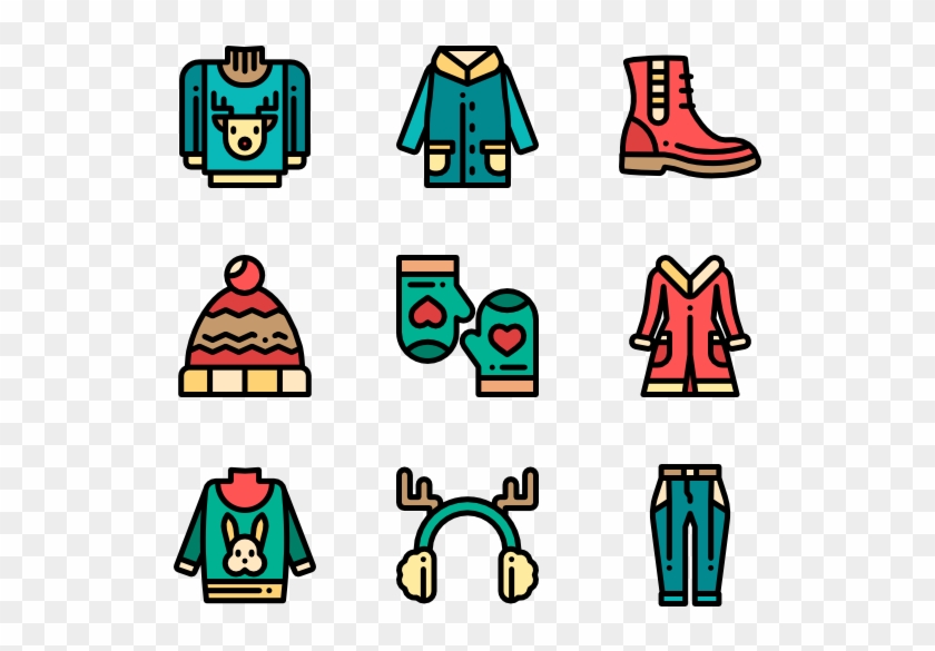 Winter Clothes - Clothes Cartoon Png #875838