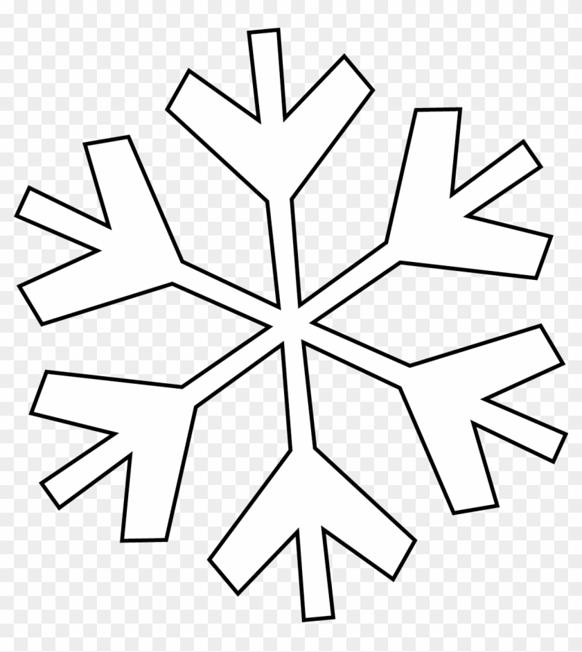 Http - //www - Clipartbest - Com/clipart-4tbkekk7c - Snowflake Clipart Black And White Png #875869