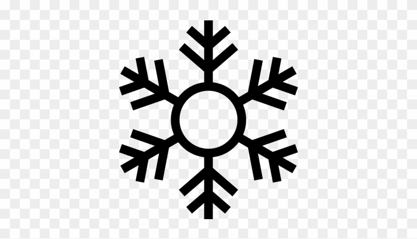 Christmas Snowflake Vector - Snow Crystal Png #875891