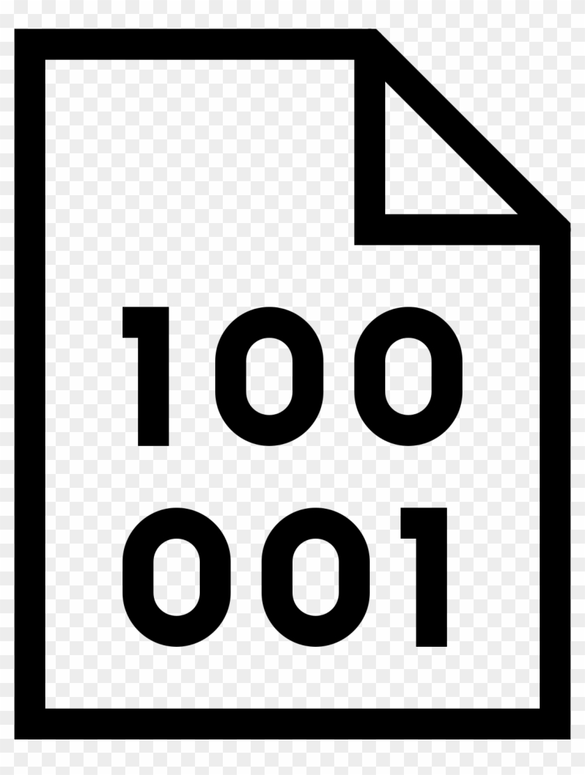 Binary Clipart Computer File - Binary Icon #875939