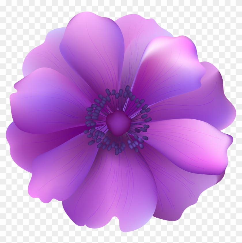 Pink Flower Clipart Flower Decoration - Clip Art #876010