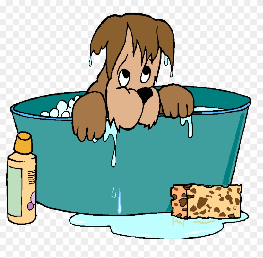 Dog Bath Clipart - Free Animated Gifs Dogs #876065