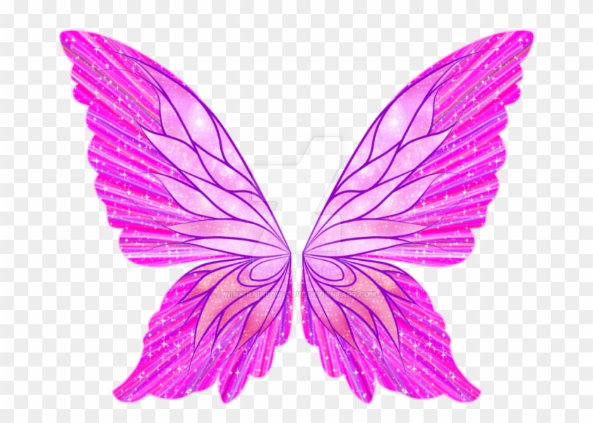 Butterfly Wing Drawings Download - Winx Club Wings Png #876143