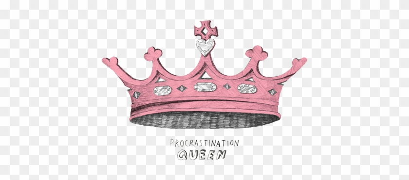 Transparent Queen Crown Tumblr - Procrastination Queen #876157