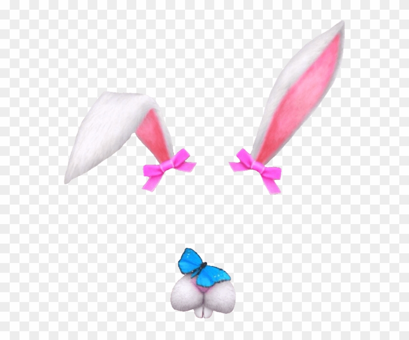 Snapchat Filter Bunny Fold - Snapchat Filters Png #876192