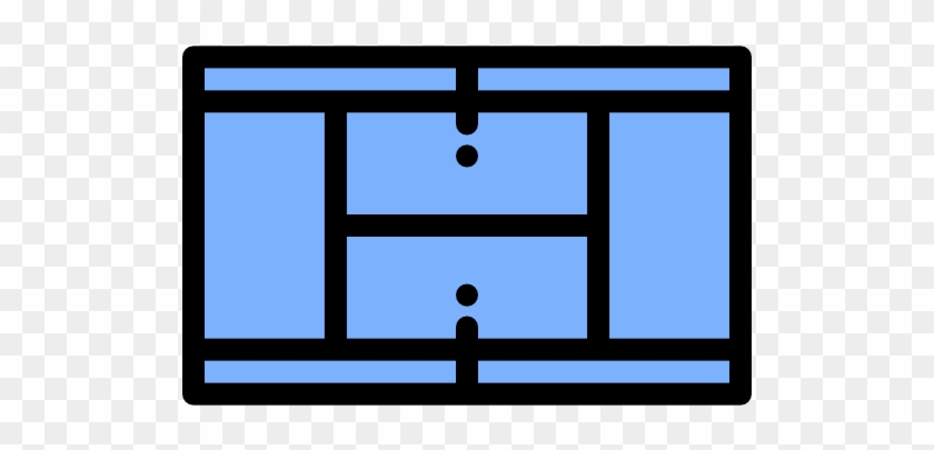 Tennis Court Free Icon - Tennis Court Free Icon #876202