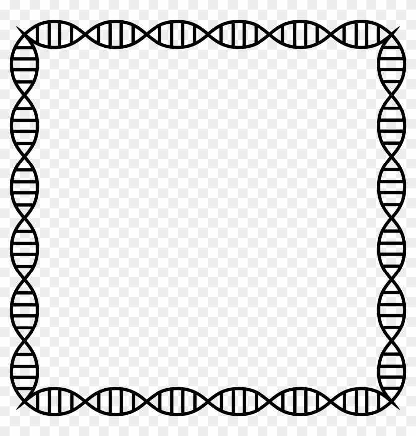 Dna Helix Frame 2 - Frame Dna Png #876254