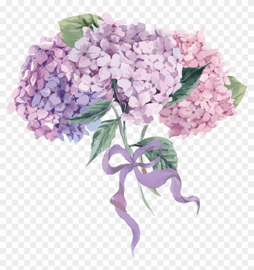 Flower Hydrangea Royalty Free Illustration - Hydrangea Vector Free #876293
