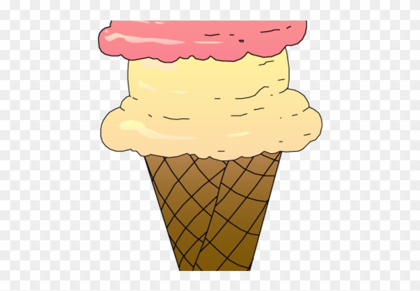Pin Ice Cream Scoops Clipart - Ice Cream Cone #876282