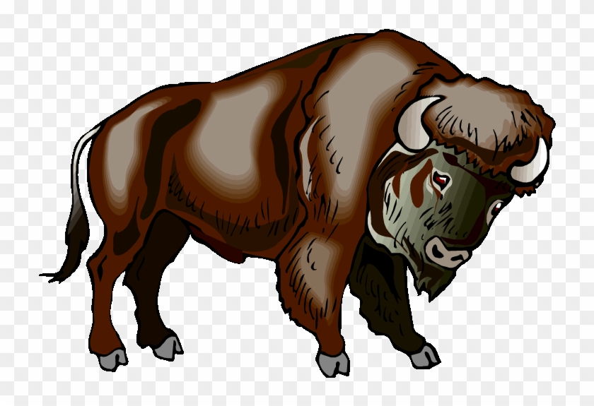 Pronghorn Clipart Bison Clipart - Native American Buffalo Clipart #876470