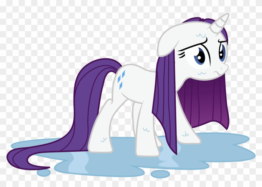 About A Week Ago, We Asked For Ice Bucket Challenge - My Little Pony Rarity Wet #876500