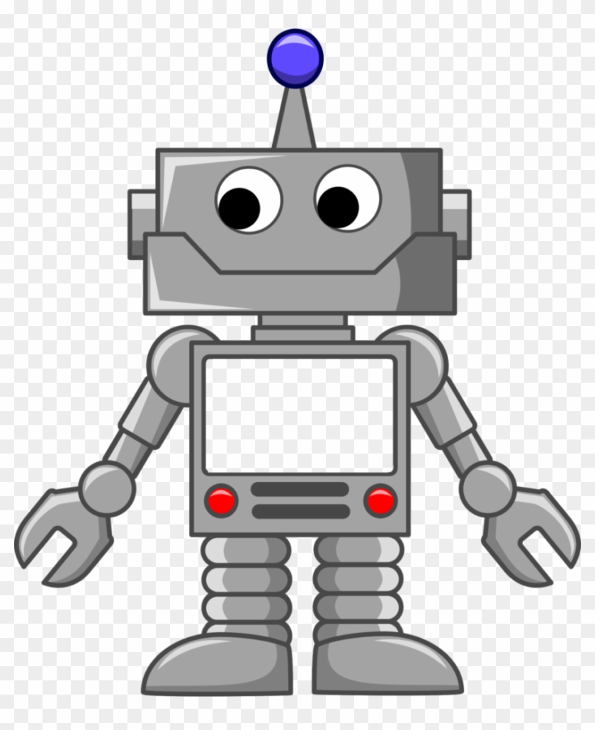 Robot Cartoon Clip Art - Imagenes De Robots Animados #876605