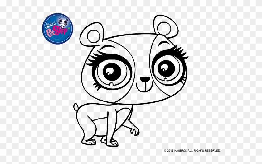 Penny Ling Coloring Page Littlest Pet Shop Coloring - Lps Coloring Pages Panda #876614