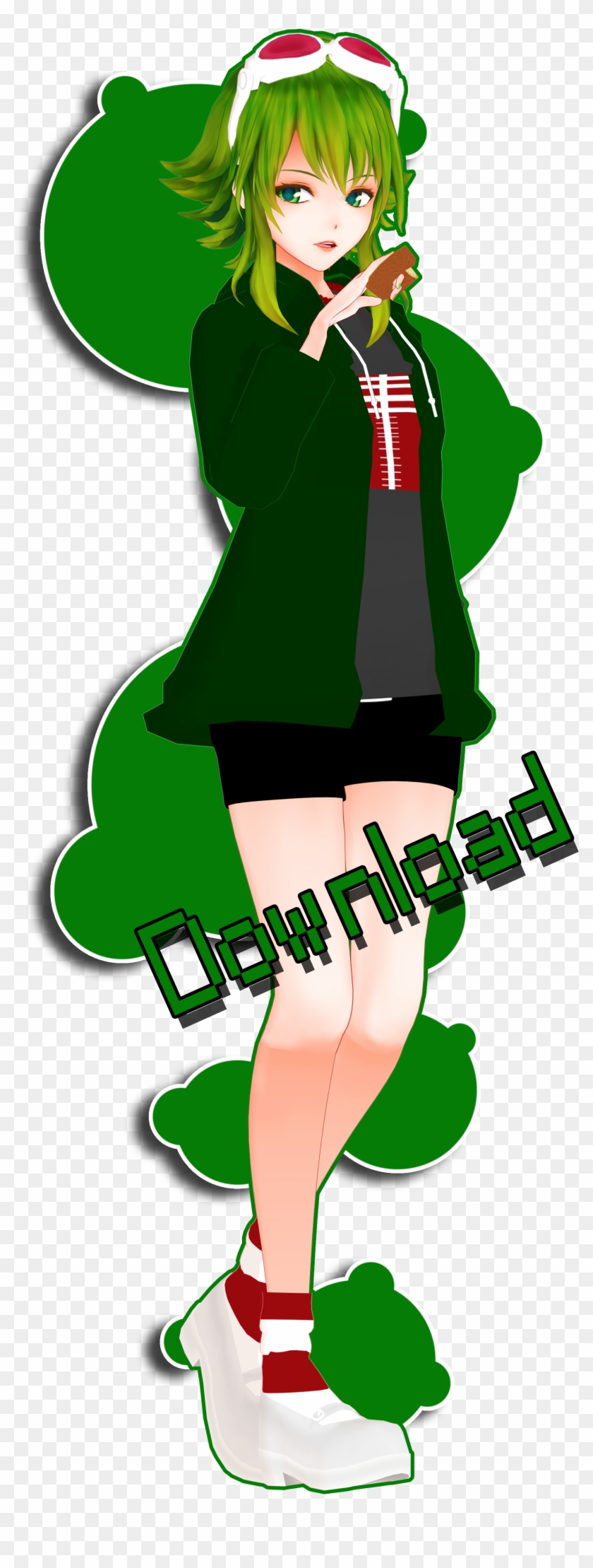 Donut Hole Gumi Download By Japaneseanimefreak Donut - Mmd Tda Gumi Dl #876626