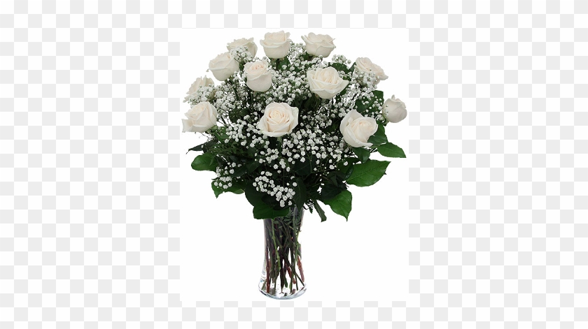 Dozen White Roses - Happy Valentines Day White Toses #876832