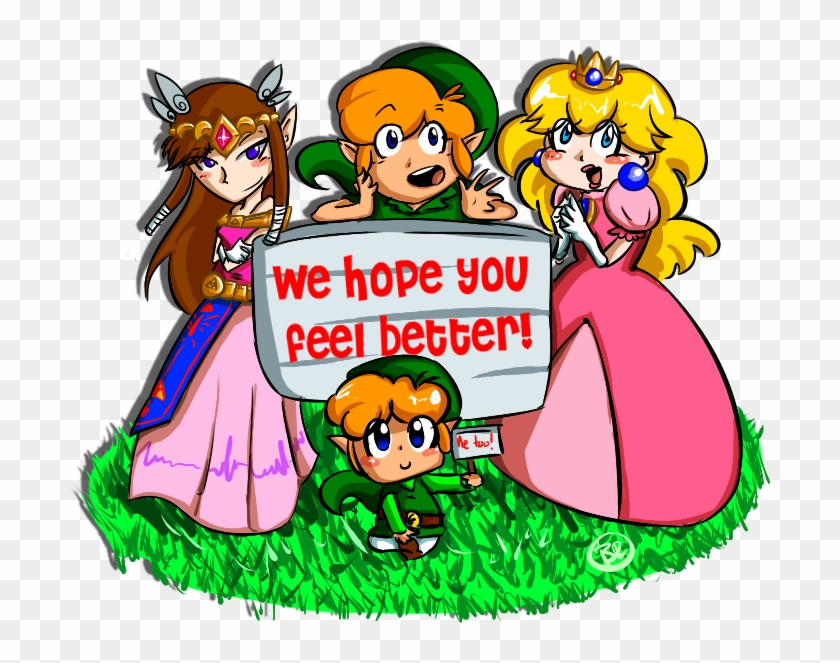 Hope You Feel Better Clip Art Mq8uax Clipart - Get Well Soon Zelda #876953
