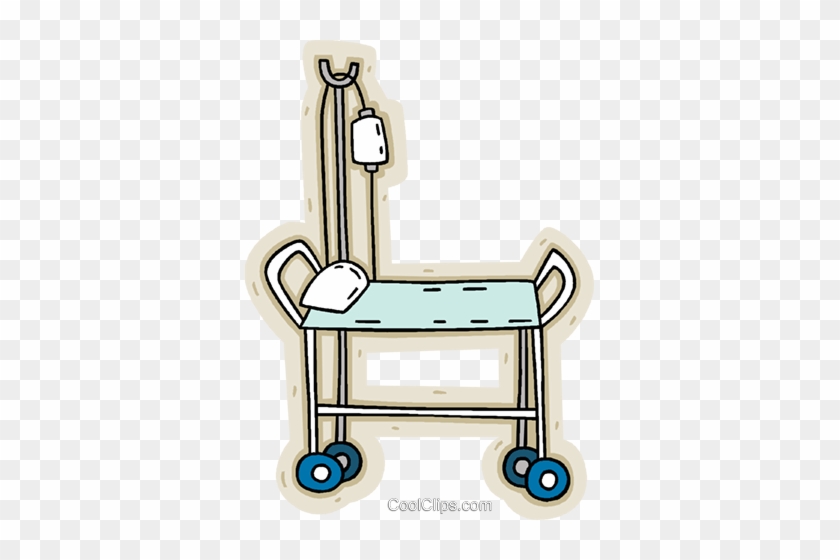 Hospital Bed Vektor Clipart Bild - Hospital Bed Clipart #876967