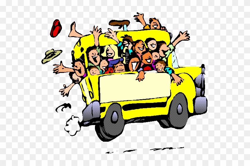 Church Bus Clip Art Road Trip - Party Bus Clip Art #876994.