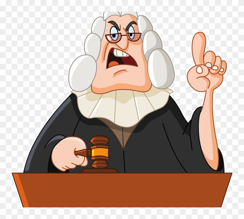 I Missed My Court Date - Judge Clipart Png #877081