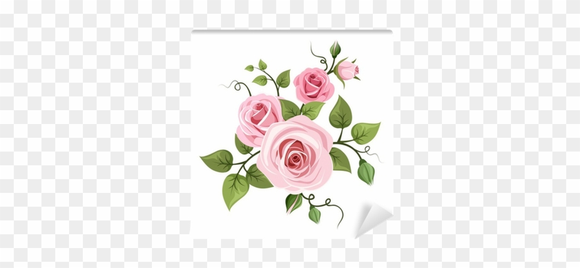 Vector Illustration - Tea Rose Clipart #877145