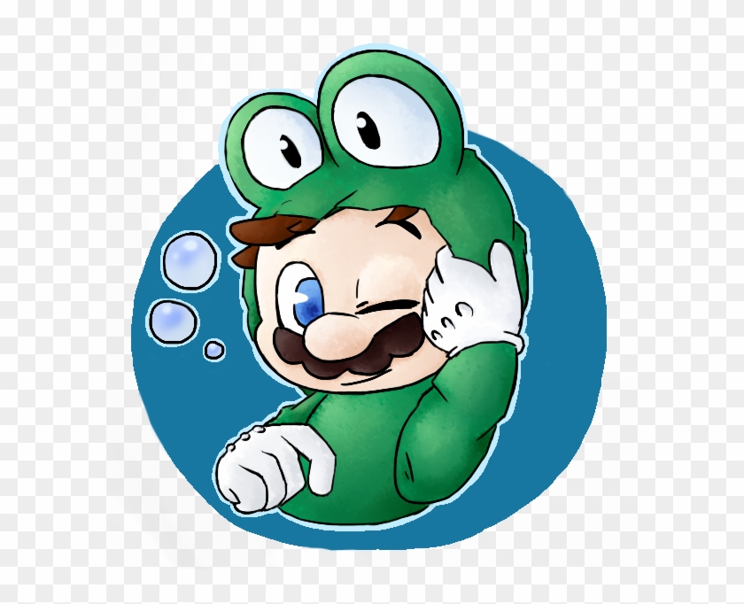 Frog Mario By Mustache-broz1 - Digital Art #877167