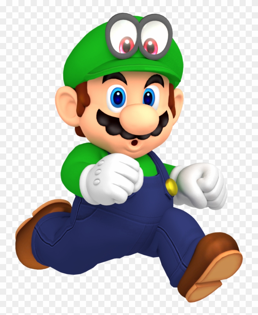 Green Mario Super Mario Odyssey By Nintega Dario - Super Mario Odyssey Luigi Costume #877239
