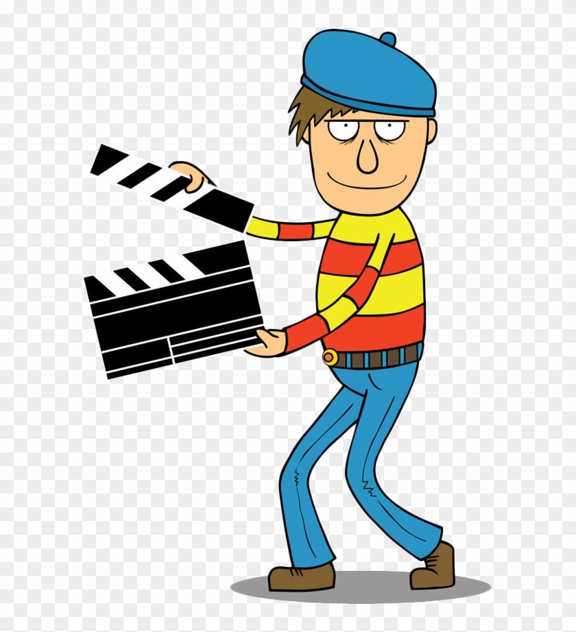 Film Director Cartoon Royalty-free Illustration - Director Cartoon Png #877382