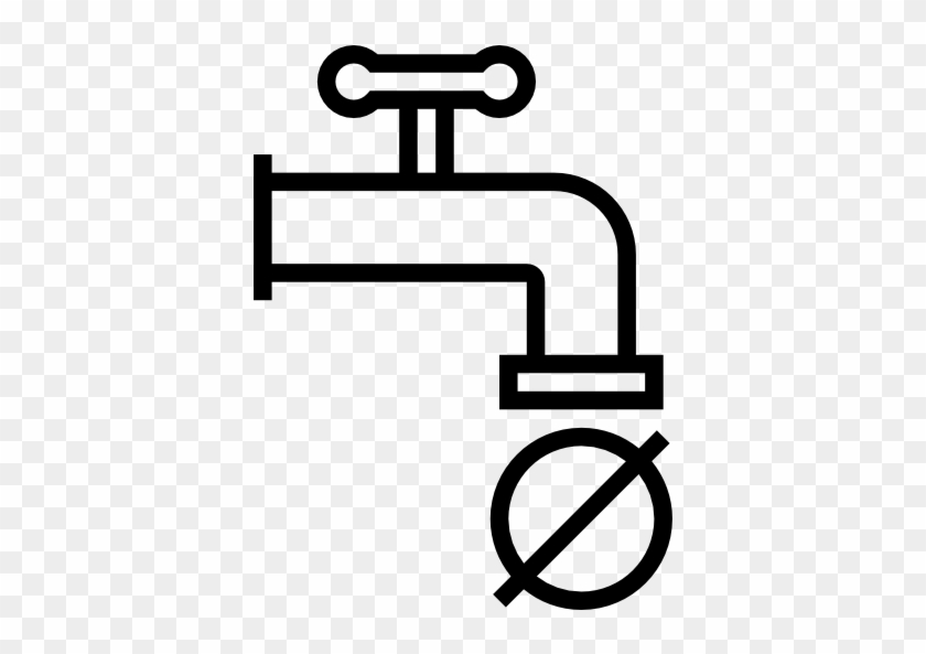 Faucet Free Icon - Przekreślone Kółko #877453