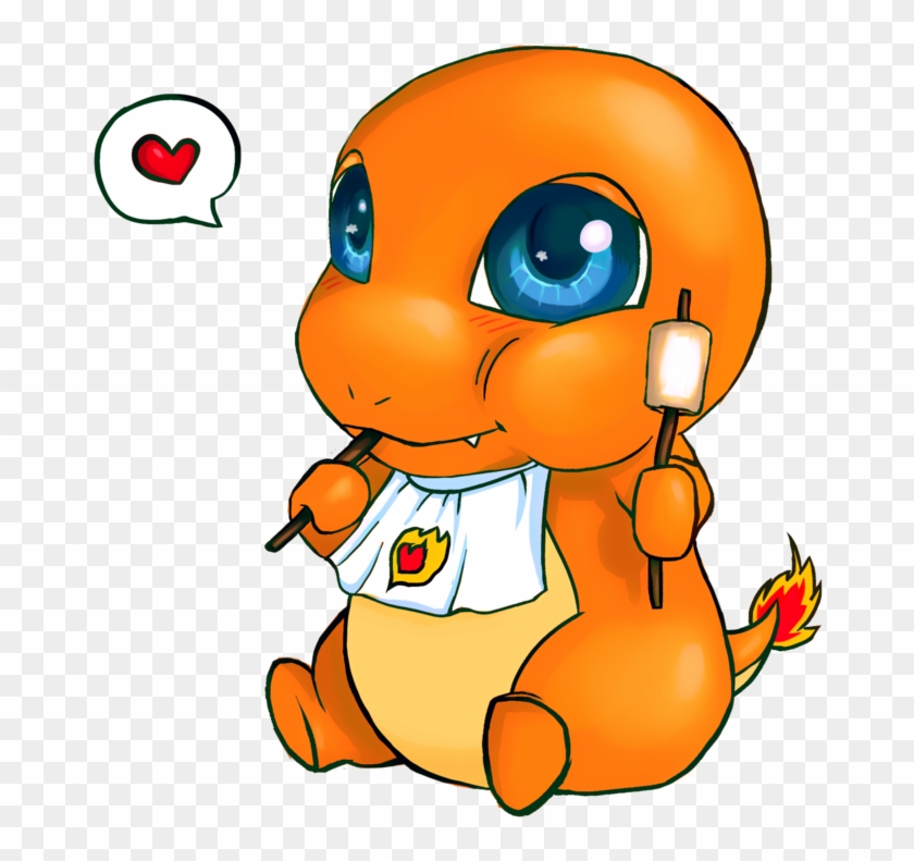 Charmander Chibi / Art Trade By Katagro - Charmander Chibi #877500