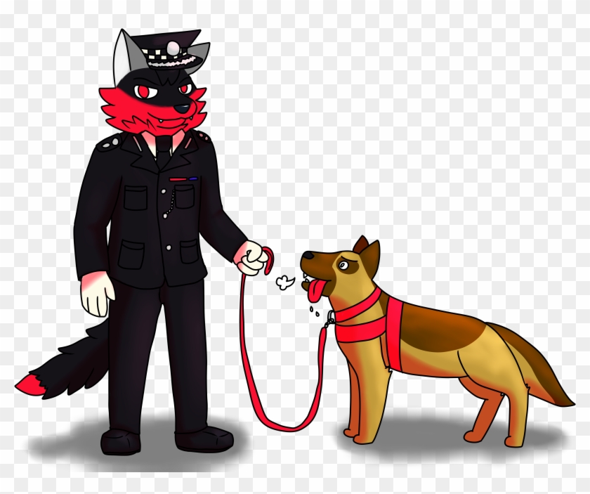 Dog Cop & Cop Dog - Cartoon #877590